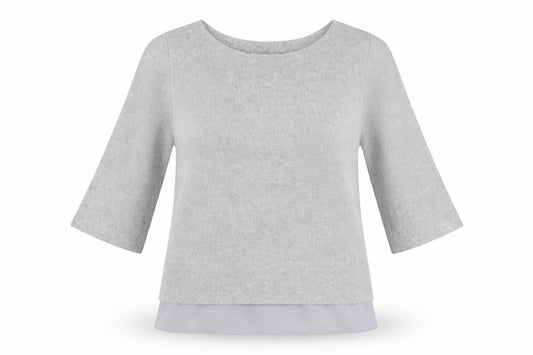 Womens UK Size 12 Monsoon Grey Pullover Jumper