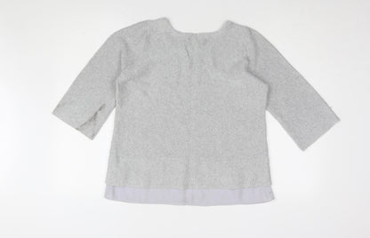 Womens UK Size 12 Monsoon Grey Pullover Jumper