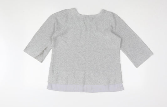 Womens UK Size 12 Monsoon Grey Pullover Jumper