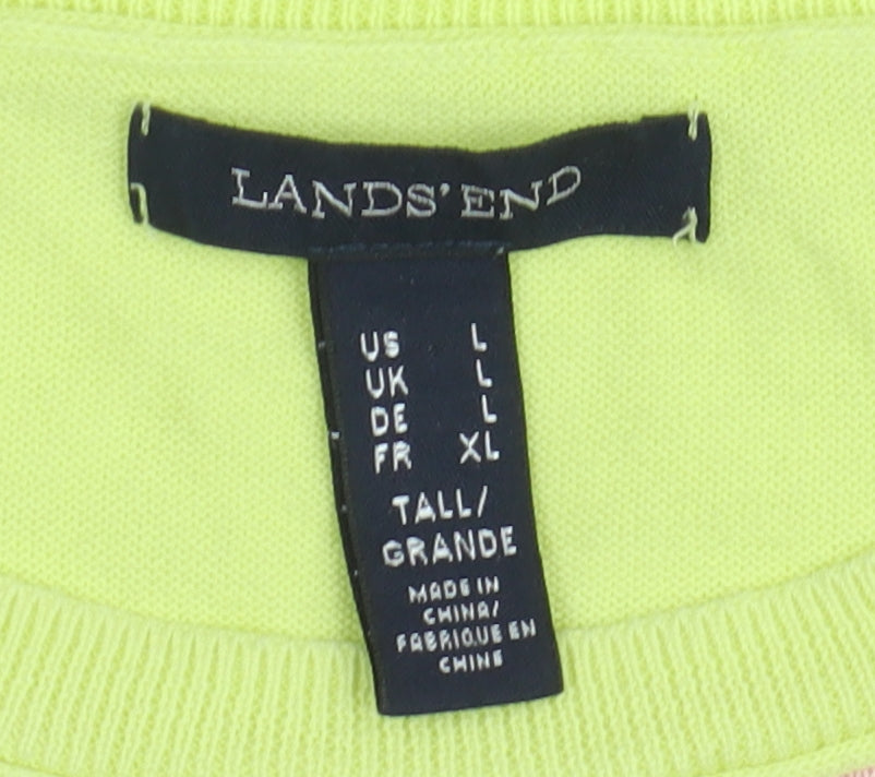 Lands' End Unisex XL Multicoloured Cotton Jersey