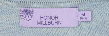 Honor Millburn Women's Blue Jumper, Size 14, Crew Neck