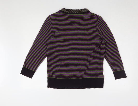 Womens UK Size M CC Multicoloured Pullover Jumper