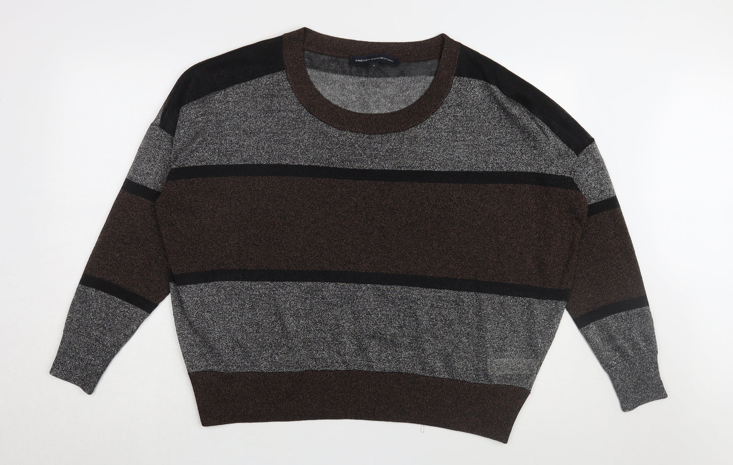 Womens UK Size M French Connection Brown Pullover Jumper