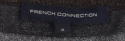 Womens UK Size M French Connection Brown Pullover Jumper