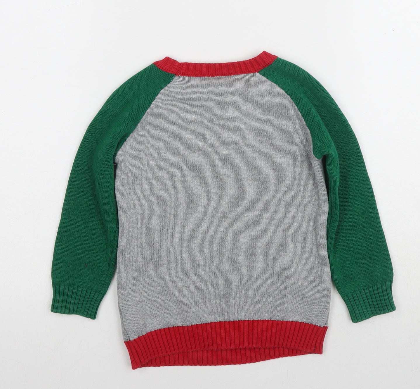 Disney Boys Multicoloured Mickey Mouse Christmas Jumper 3-4Y