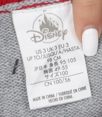 Disney Boys Multicoloured Mickey Mouse Christmas Jumper 3-4Y