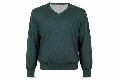 Mens UK Size 12 Massimo Dutti Green Pullover Jumper