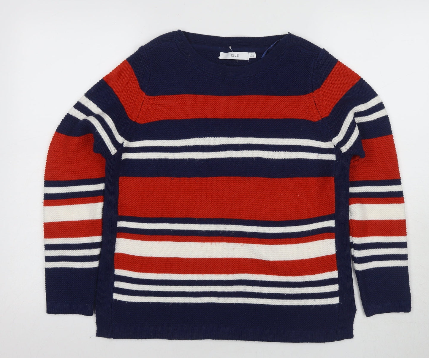 Womens UK Size 10-12 Isle Multicoloured Pullover Jumper