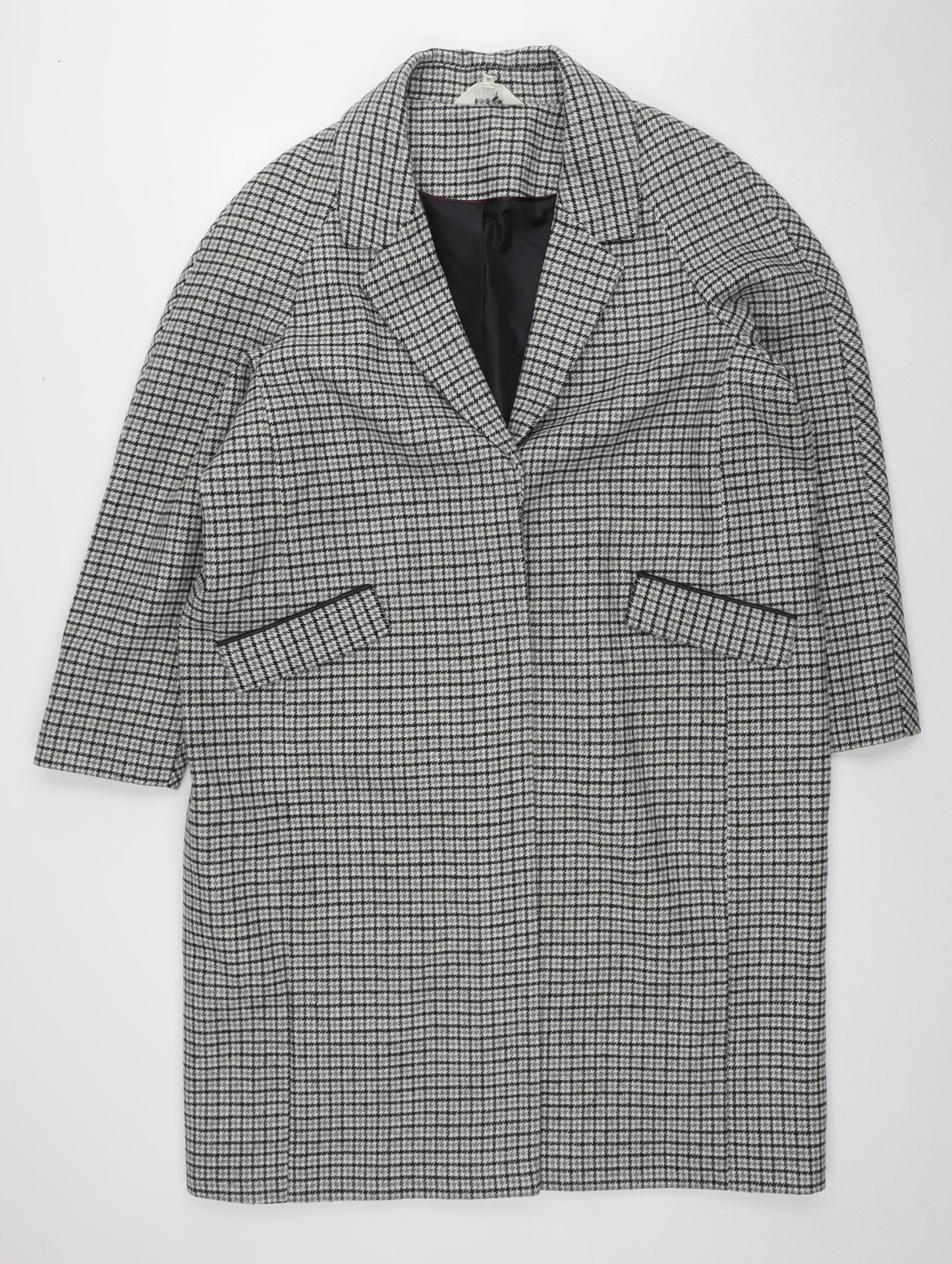 Nine Savannah Miller Grey Tweed Blazer Women Size 18