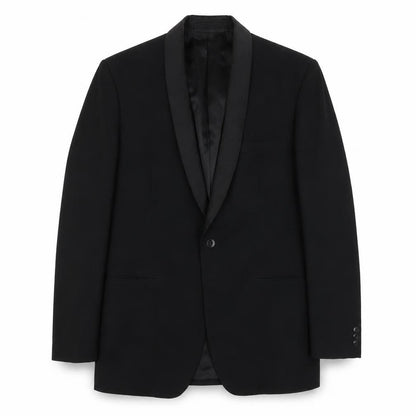 Mens UK Size 40 Maenson Regular Black Suit Tuxedo