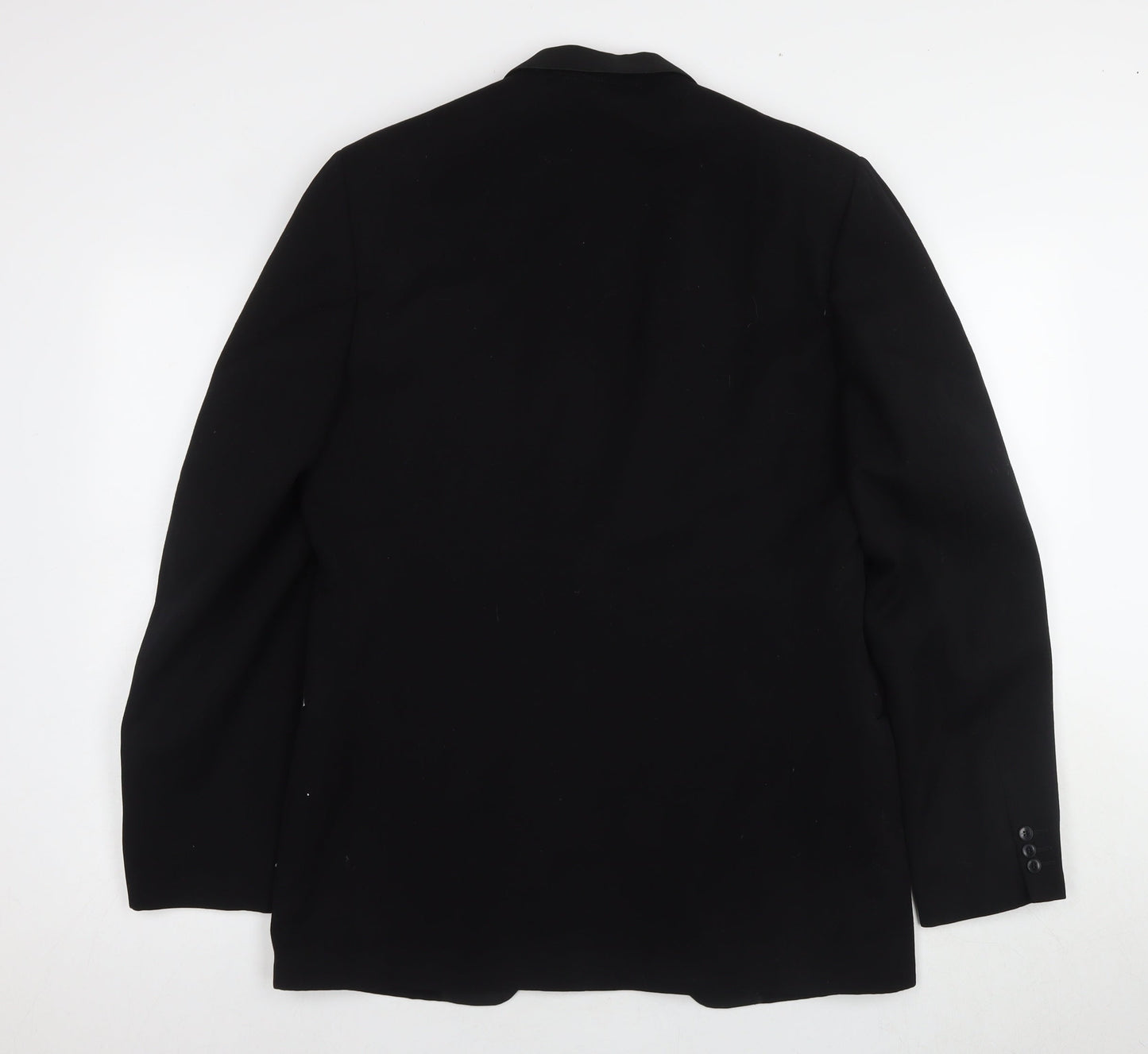 Mens UK Size 40 Maenson Regular Black Suit Tuxedo