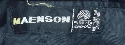 Mens UK Size 40 Maenson Regular Black Suit Tuxedo
