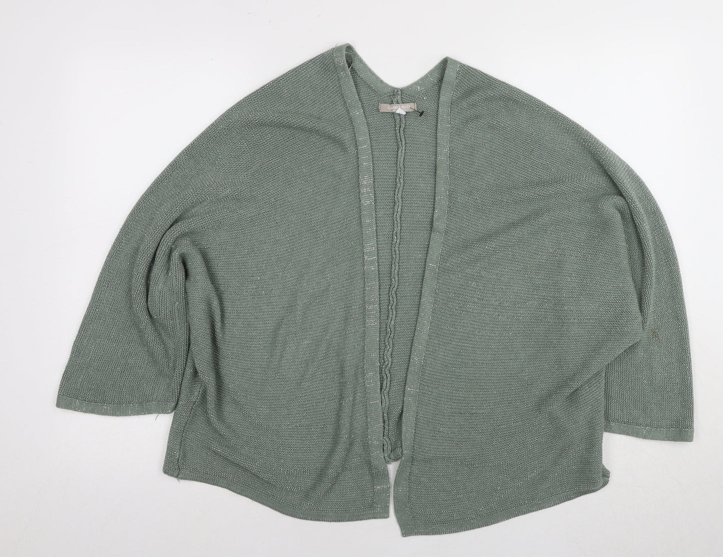 Womens UK Size L CARINA RICCI Green Cardigan Jumper