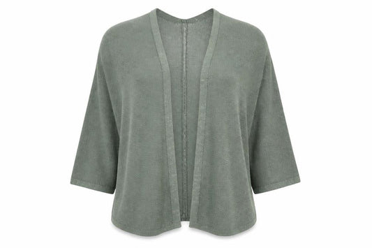 Womens UK Size L CARINA RICCI Green Cardigan Jumper