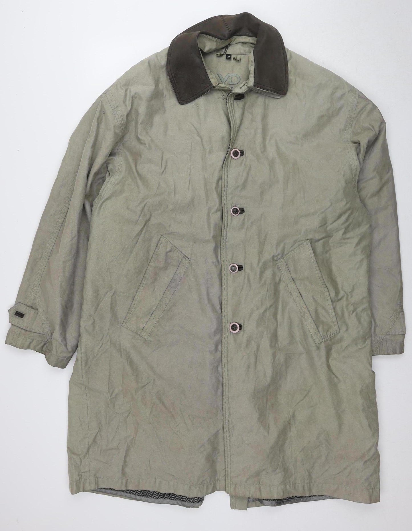 Mens UK Size M VD One Grey Overcoat