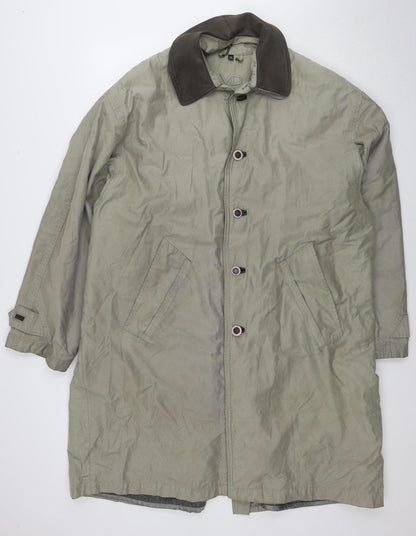 Mens UK Size M VD One Grey Overcoat