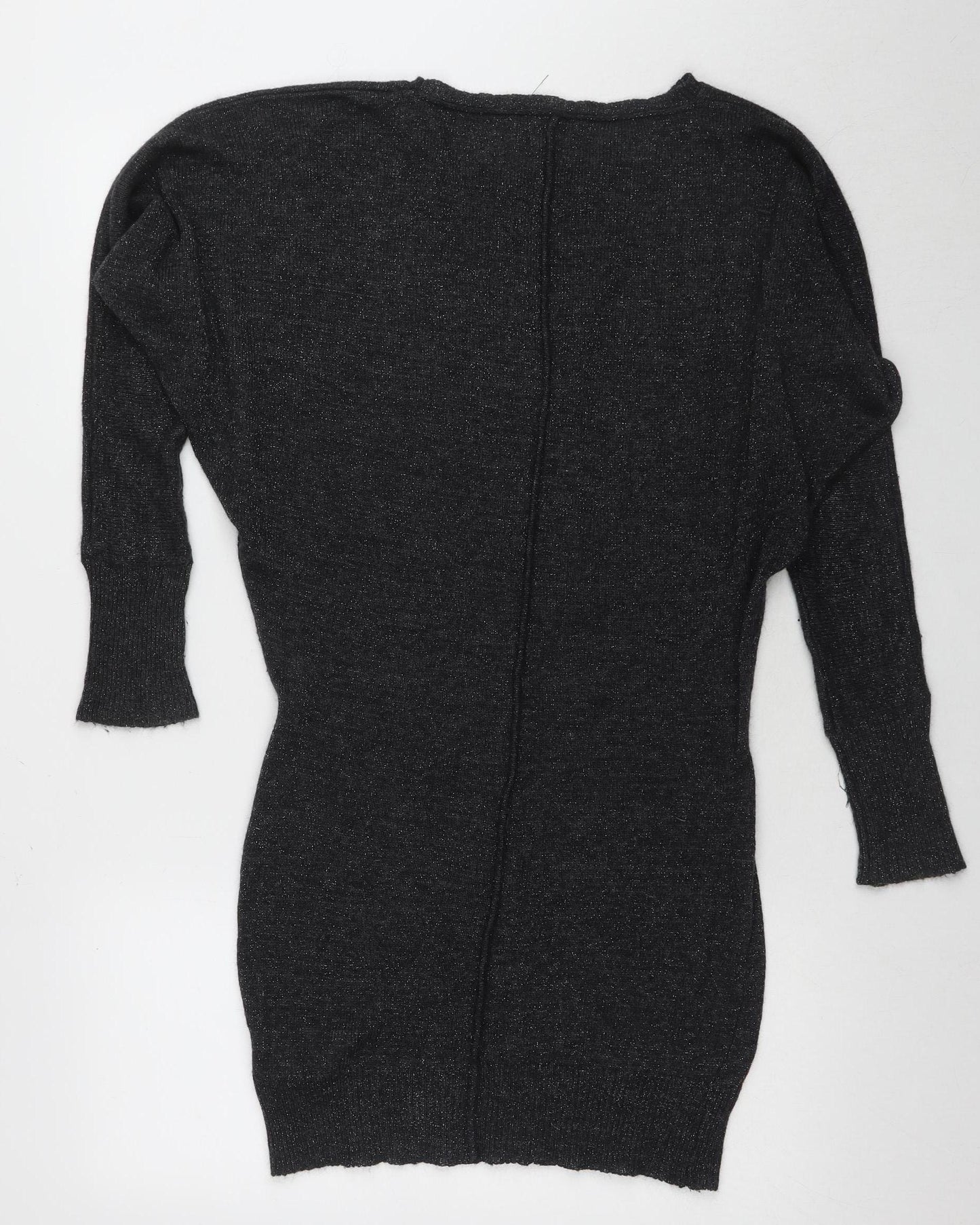 Womens UK Size S Firetrap Black Pullover Jumper