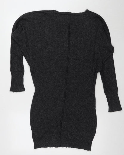 Womens UK Size S Firetrap Black Pullover Jumper