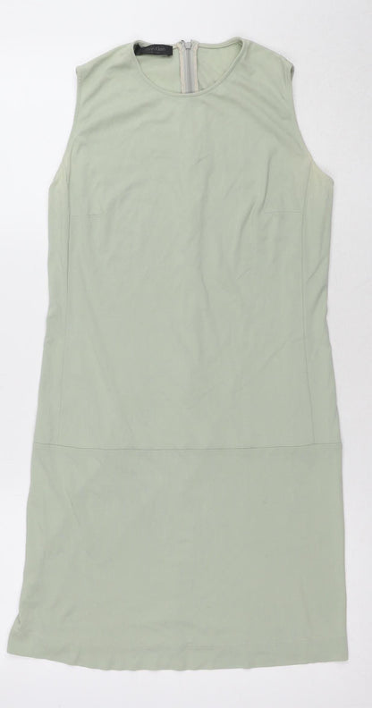 Calvin Klein Women's Green Midi Shift Dress Size 2