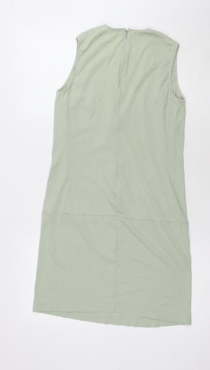 Calvin Klein Women's Green Midi Shift Dress Size 2