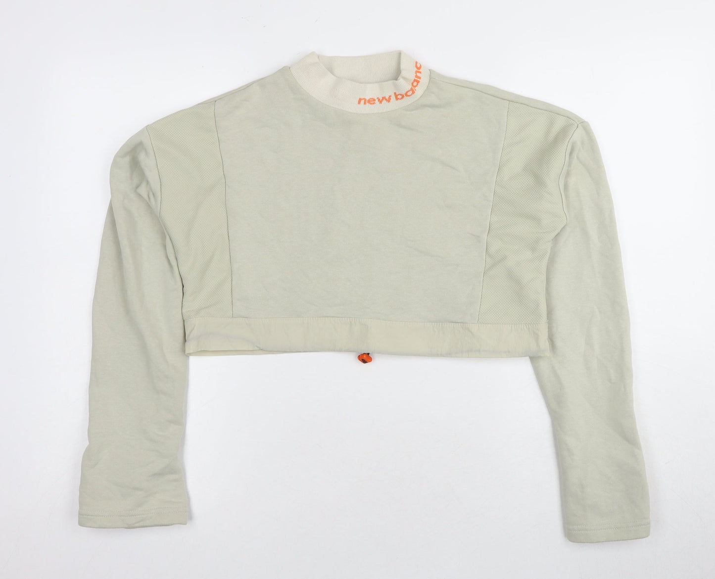 Womens UK Size S New Balance Green Pullover Sweatshirt