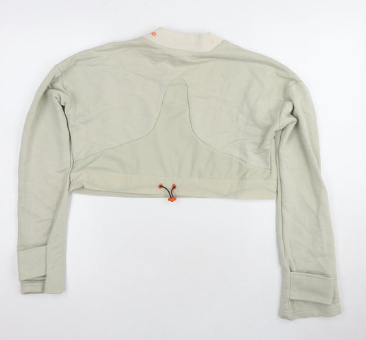 Womens UK Size S New Balance Green Pullover Sweatshirt