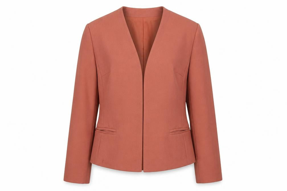 Womens UK Size 12 Eastex Orange Basic Jacket