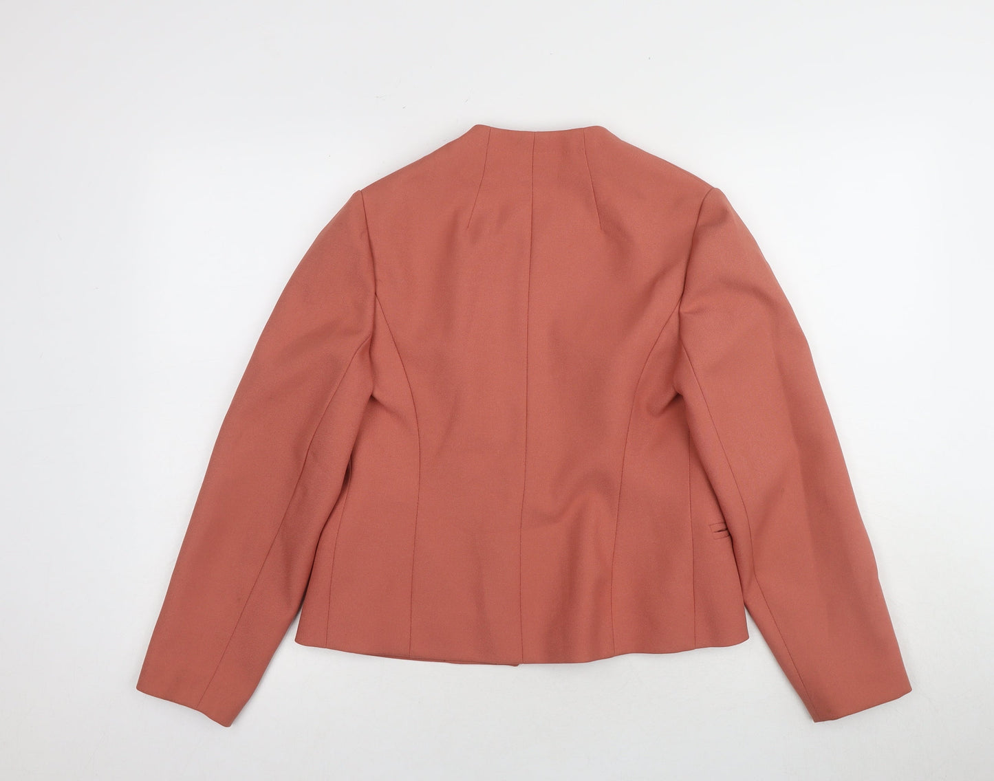 Womens UK Size 12 Eastex Orange Basic Jacket