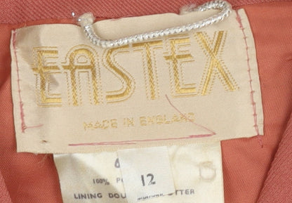 Womens UK Size 12 Eastex Orange Basic Jacket