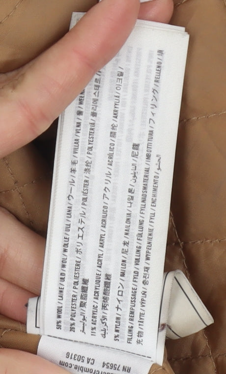 Abercrombie & Fitch Women’s Brown Wool Duffle Coat M