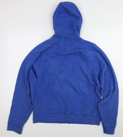 Mens UK Size M Burton Blue Pullover Hoodie