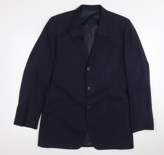 Mens UK Size 40 Jaeger Regular Blue Suit Jacket