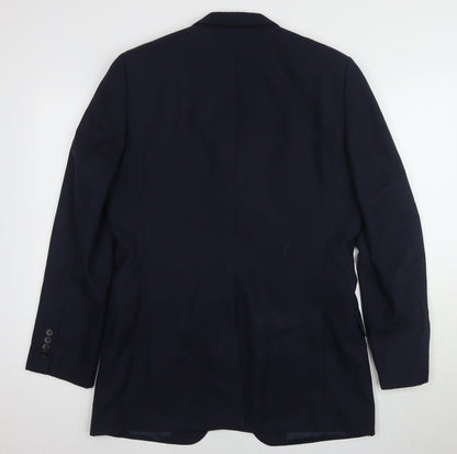 Mens UK Size 40 Jaeger Regular Blue Suit Jacket
