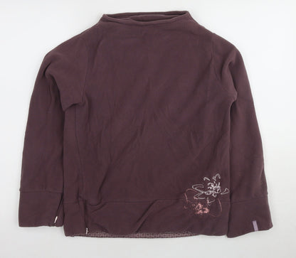 Domyos Girls Brown High Neck Sweatshirt 14 Years