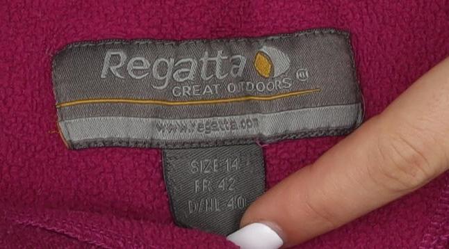 Regatta Women's Pink Pullover Hoodie Size 14
