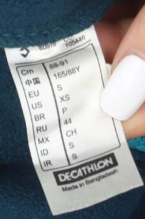 Womens UK Size 12 DECATHLON Blue Basic Jacket