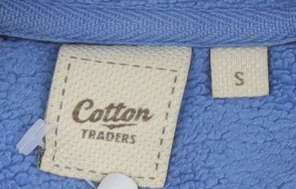 Mens UK Size S Cotton Traders Blue Fleece