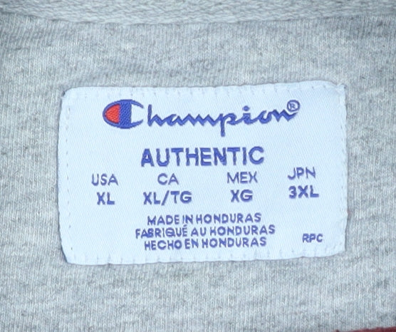 Mens UK Size XL Champion Red Pullover Sweatshirt