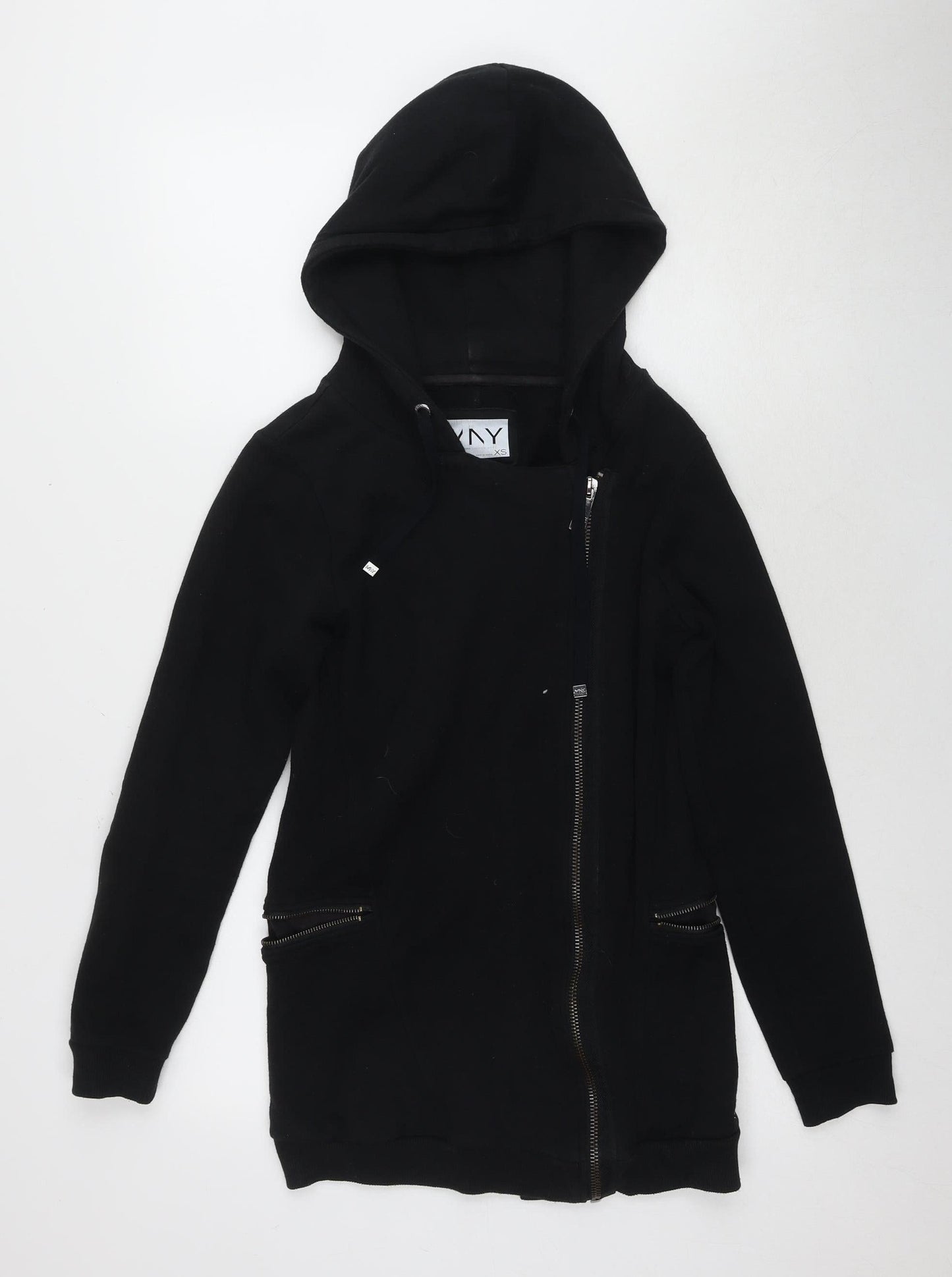 Marc New York Women’s Black Full Zip Hoodie Size 8