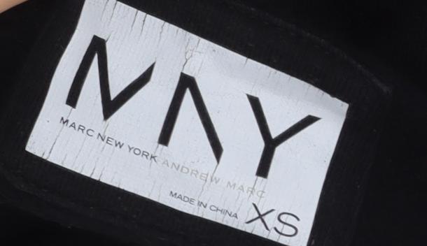Marc New York Women’s Black Full Zip Hoodie Size 8