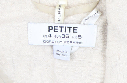 Dorothy Perkins Ivory Women's Petite Blazer Size 8