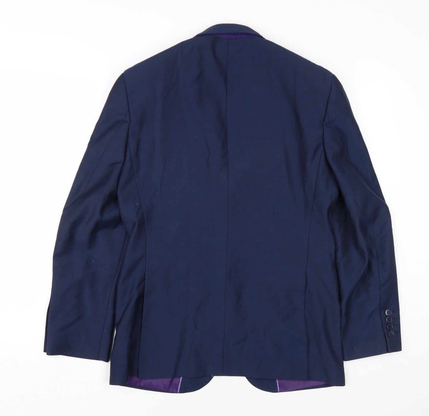 Mens UK Size 36 Marks and Spencer Regular Blue Suit Jacket