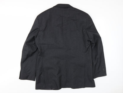 Mens UK Size 40 Marks and Spencer Regular Grey Suit Jacket