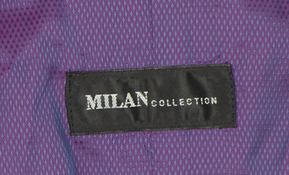 Mens UK Size 36 Milan Collection Regular Black Suit Waistcoat