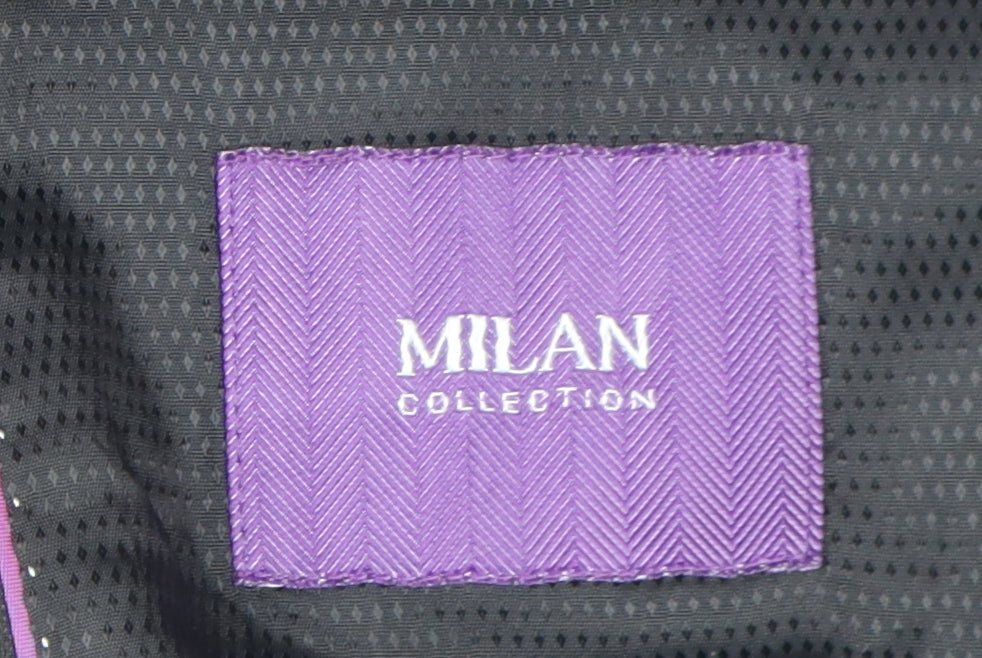 Mens UK Size 36 Milan Collection Regular Black Suit Jacket