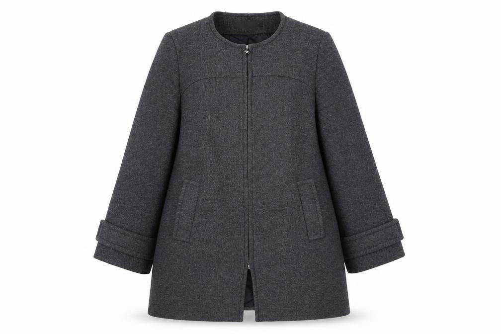 Womens UK Size 14 Zara Grey Overcoat