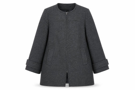 Womens UK Size 14 Zara Grey Overcoat