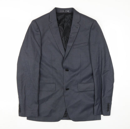 Mens UK Size 36 Ventuno 21 Regular Blue Suit Jacket
