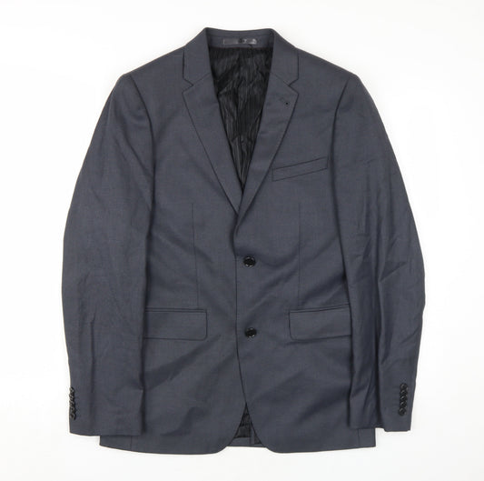 Mens UK Size 36 Ventuno 21 Regular Blue Suit Jacket