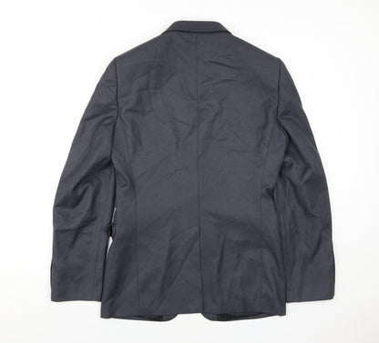 Mens UK Size 36 Ventuno 21 Regular Blue Suit Jacket